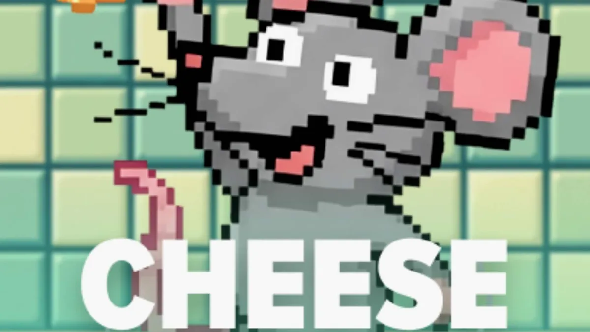 Tela de jogo do slot Cheese Chase com tema de cozinha retrô